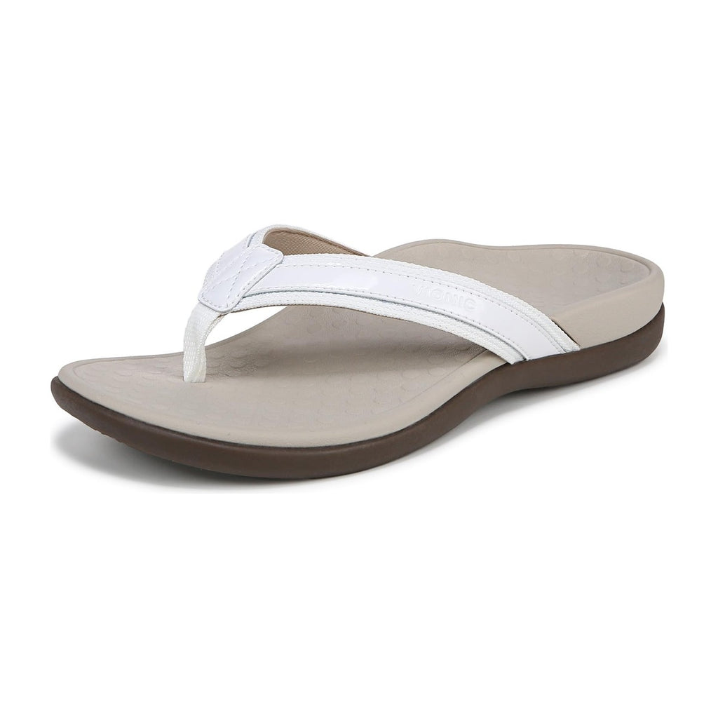 Vionic Women's Tide PTNT Webbing White