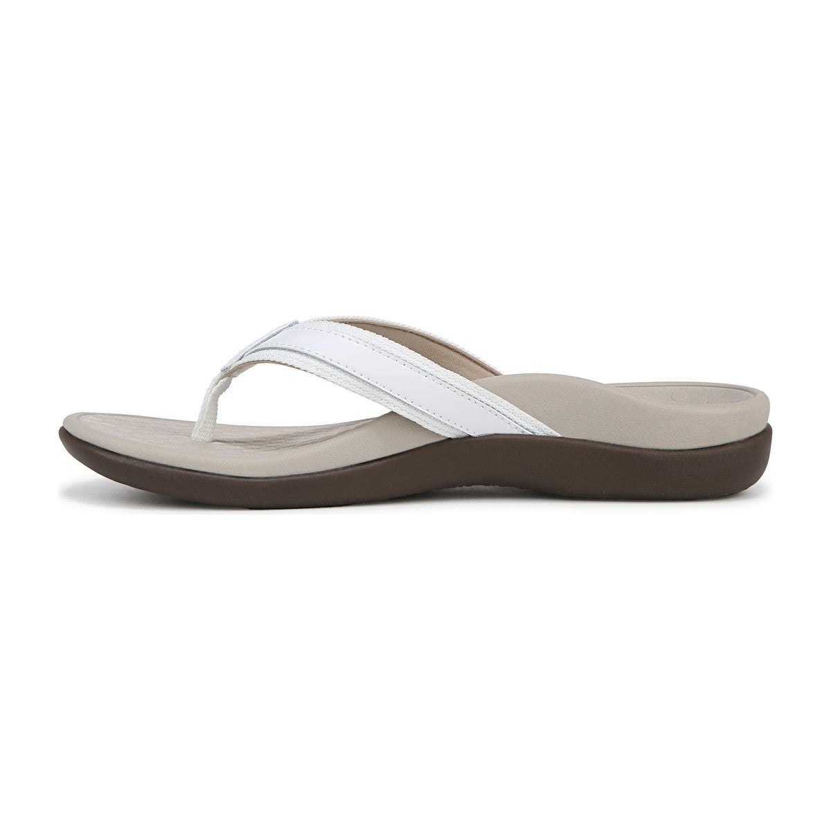 Vionic Women's Tide PTNT Webbing White