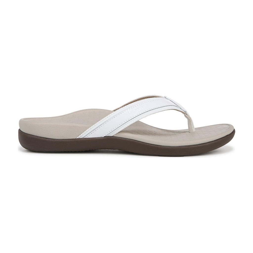 Vionic Women's Tide PTNT Webbing White