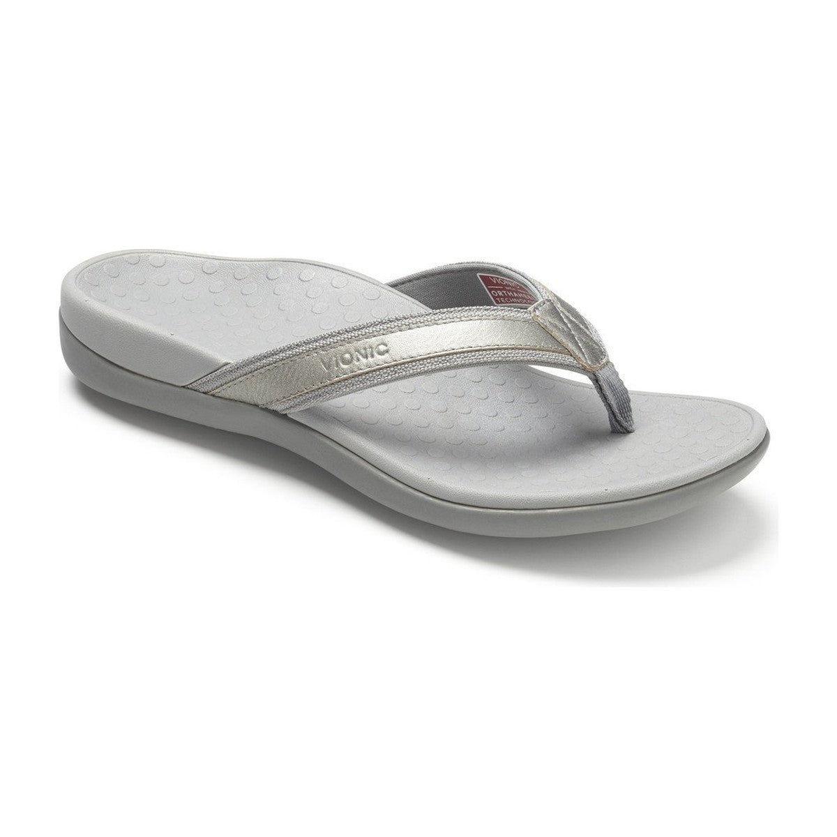 Vionic Women's Tide PTNT Webbing White