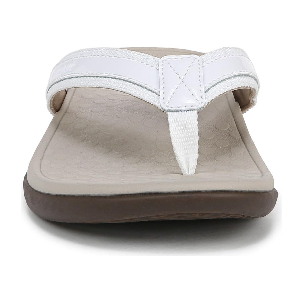 Vionic Women's Tide PTNT Webbing White