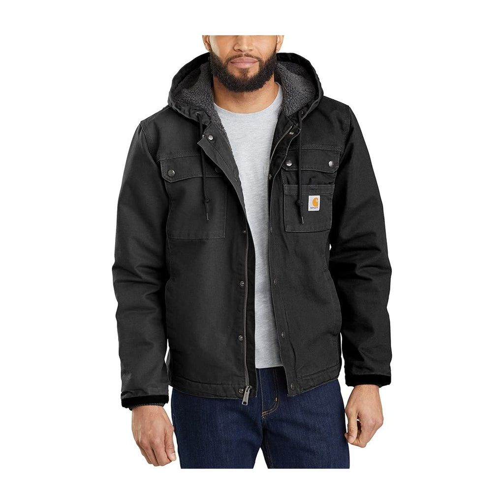 Carhartt Men's Duck-lined Active Jac Jacket Black