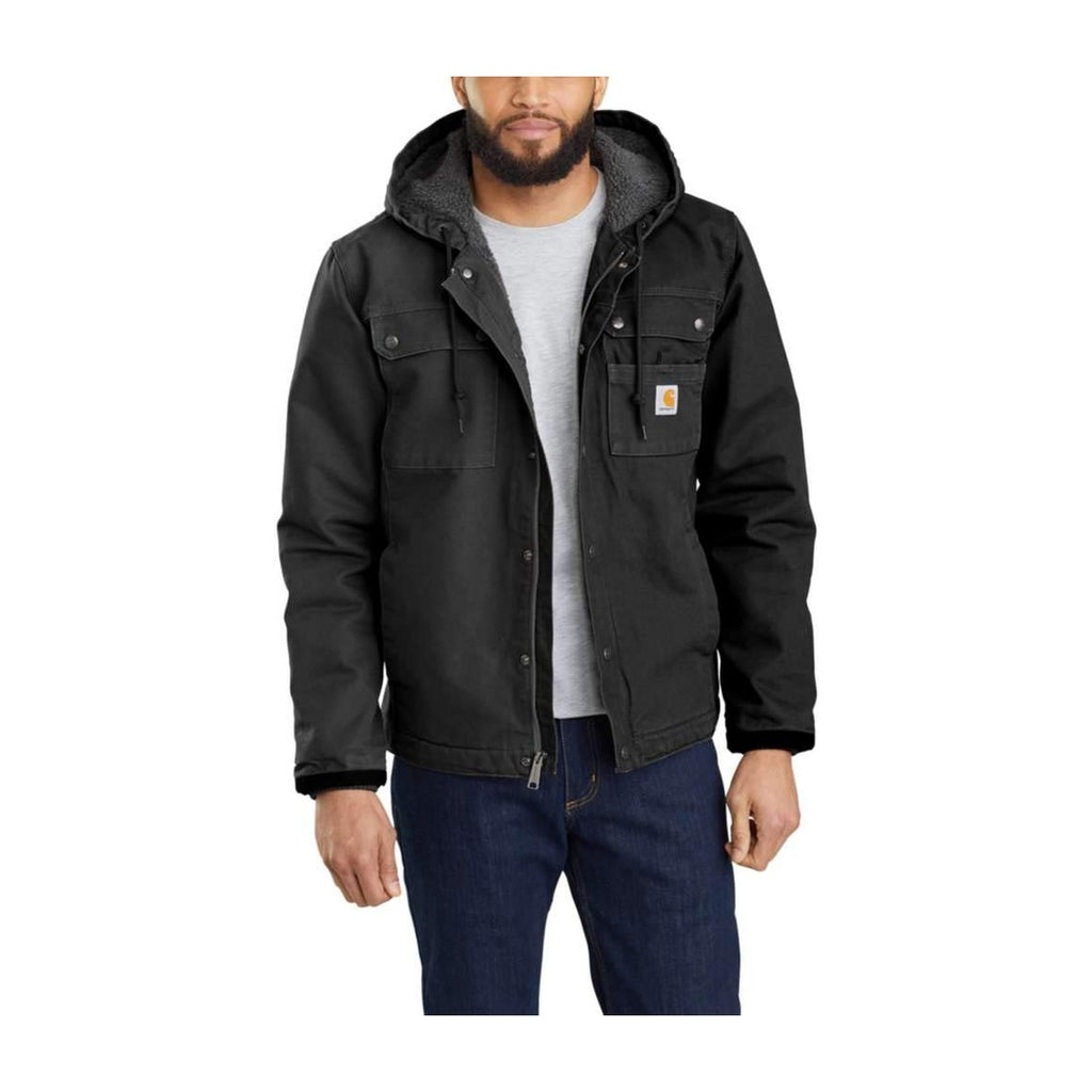 Carhartt Men's Duck-lined Active Jac Jacket Black