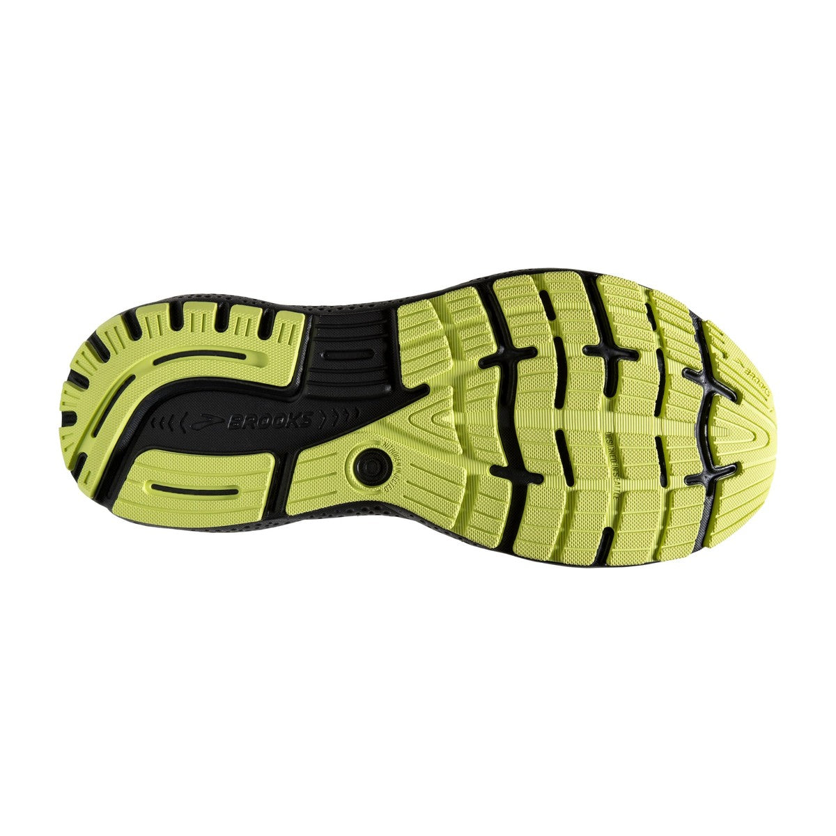 Brooks Men's Ghost 16 Black Primer/Grey/Lime