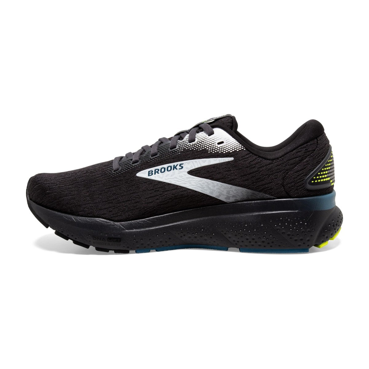 Brooks Men's Ghost 16 Black/Ebony/Blue