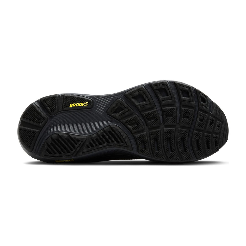 Brooks Men's Ghost 17 Ebony/Black/Yellow