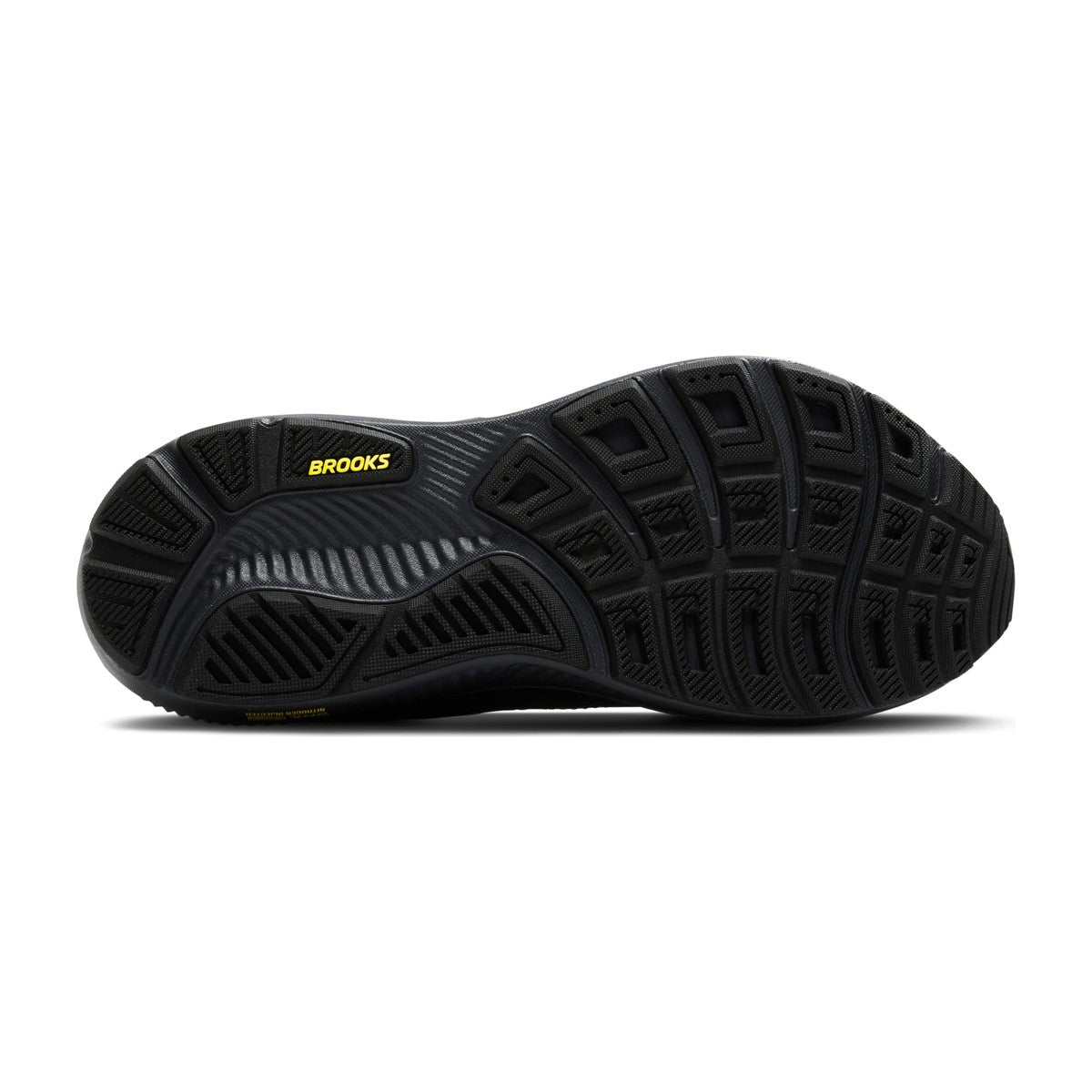 Brooks Men's Ghost 17 Ebony/Black/Yellow