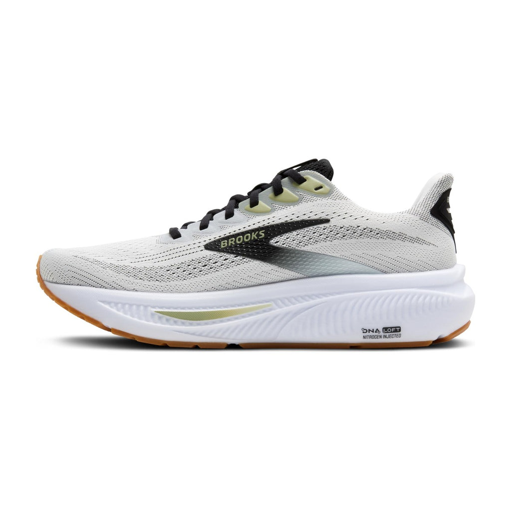 Brooks Men's Ghost 17 White/Black/Tea