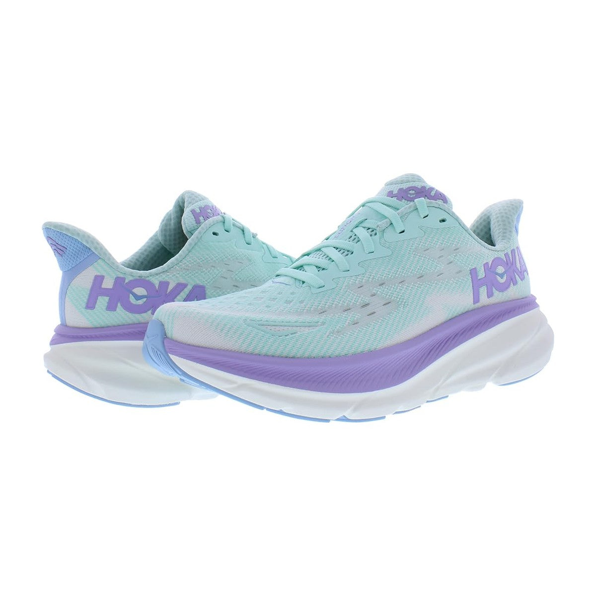 Hoka Women's Clifton 9 Sunlit Ocean/Lilac Mist