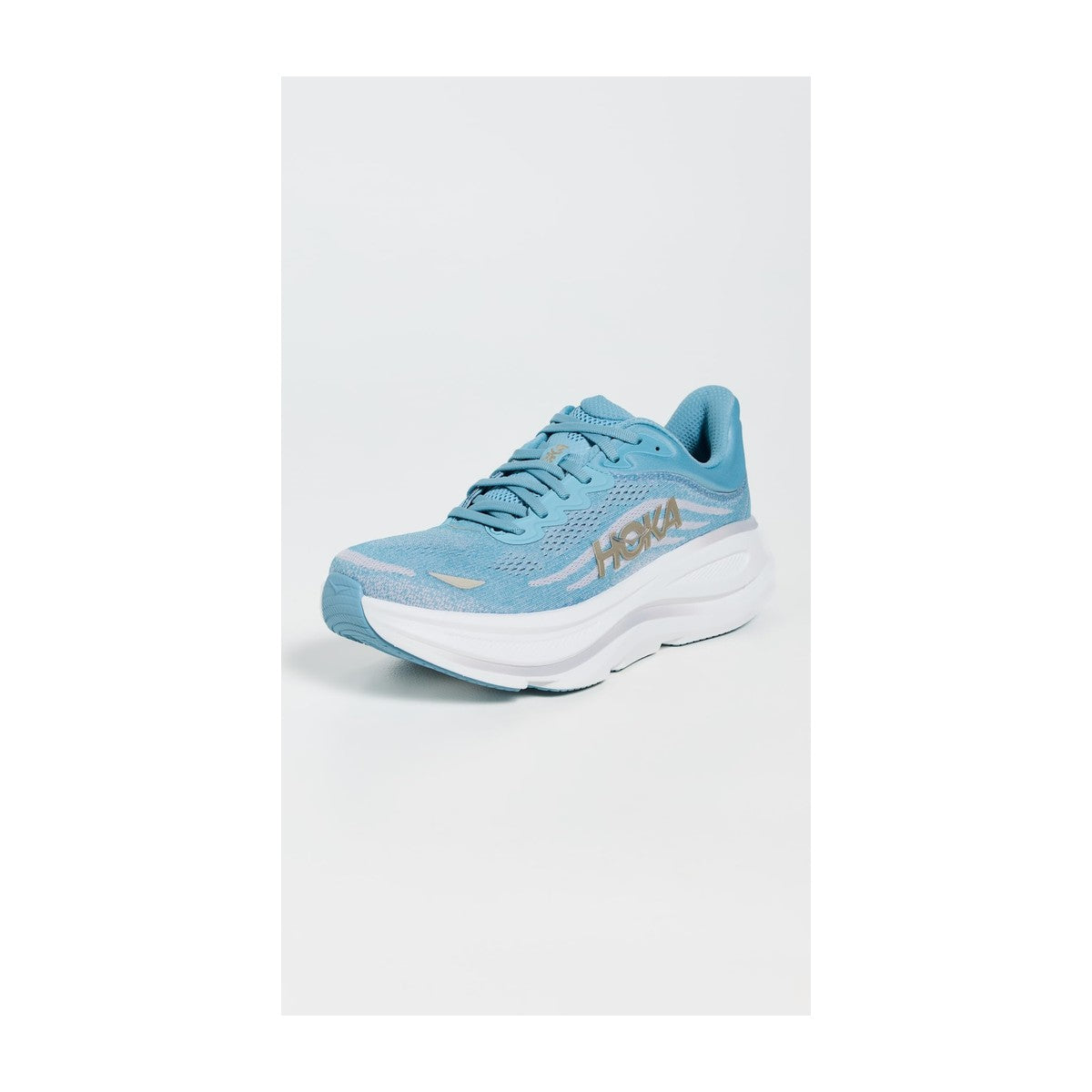 Hoka Women's Bondi 9 Raindrops/Ash Raindrop/Ash Grey