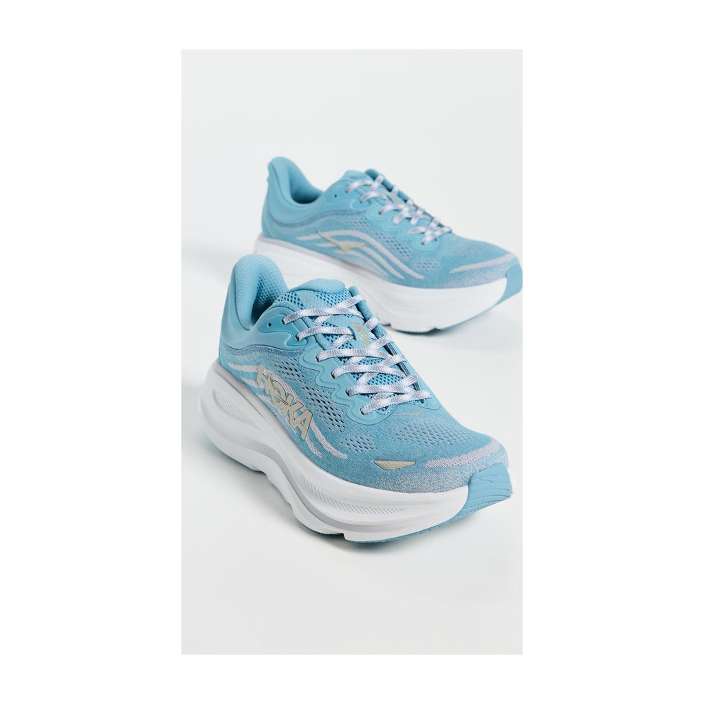 Hoka Women's Bondi 9 Raindrops/Ash Raindrop/Ash Grey