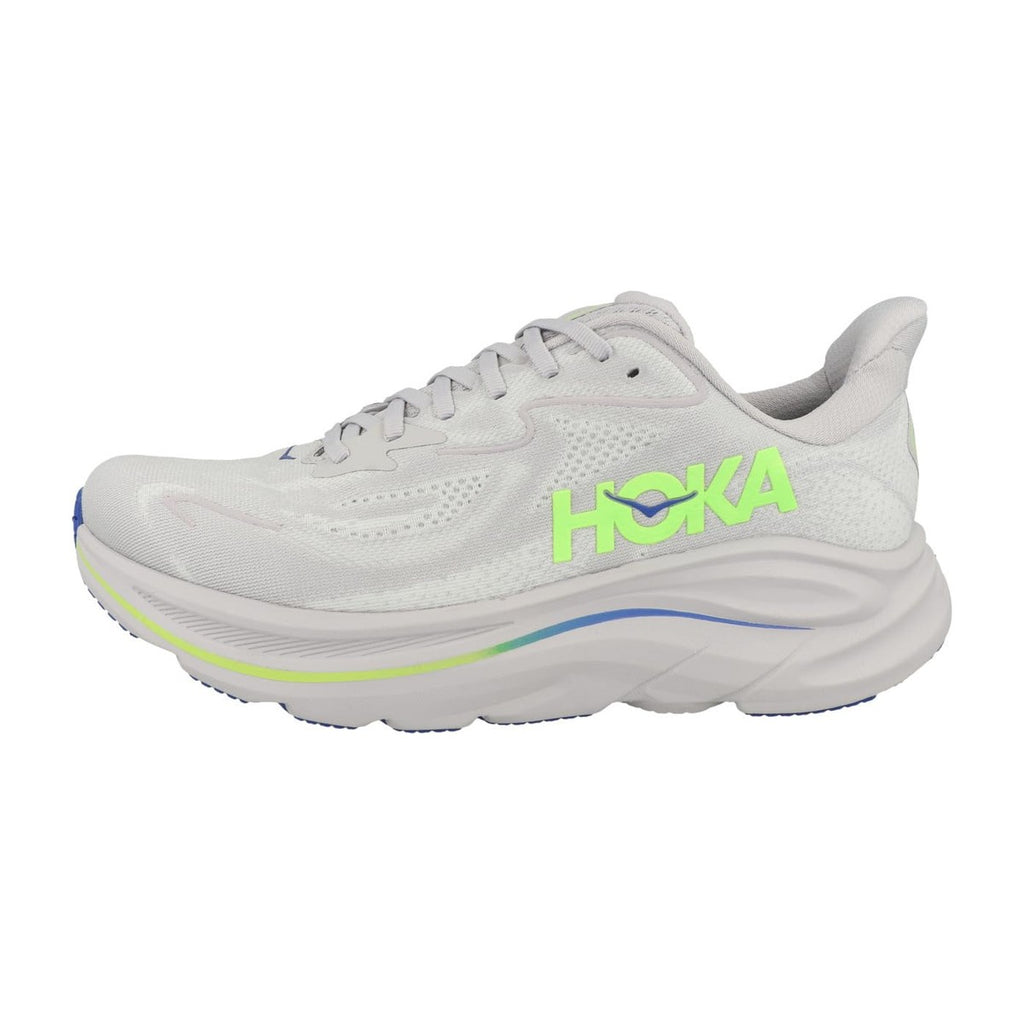 Hoka Men's Clifton 10 Aynn Ash Grey/Neon Green