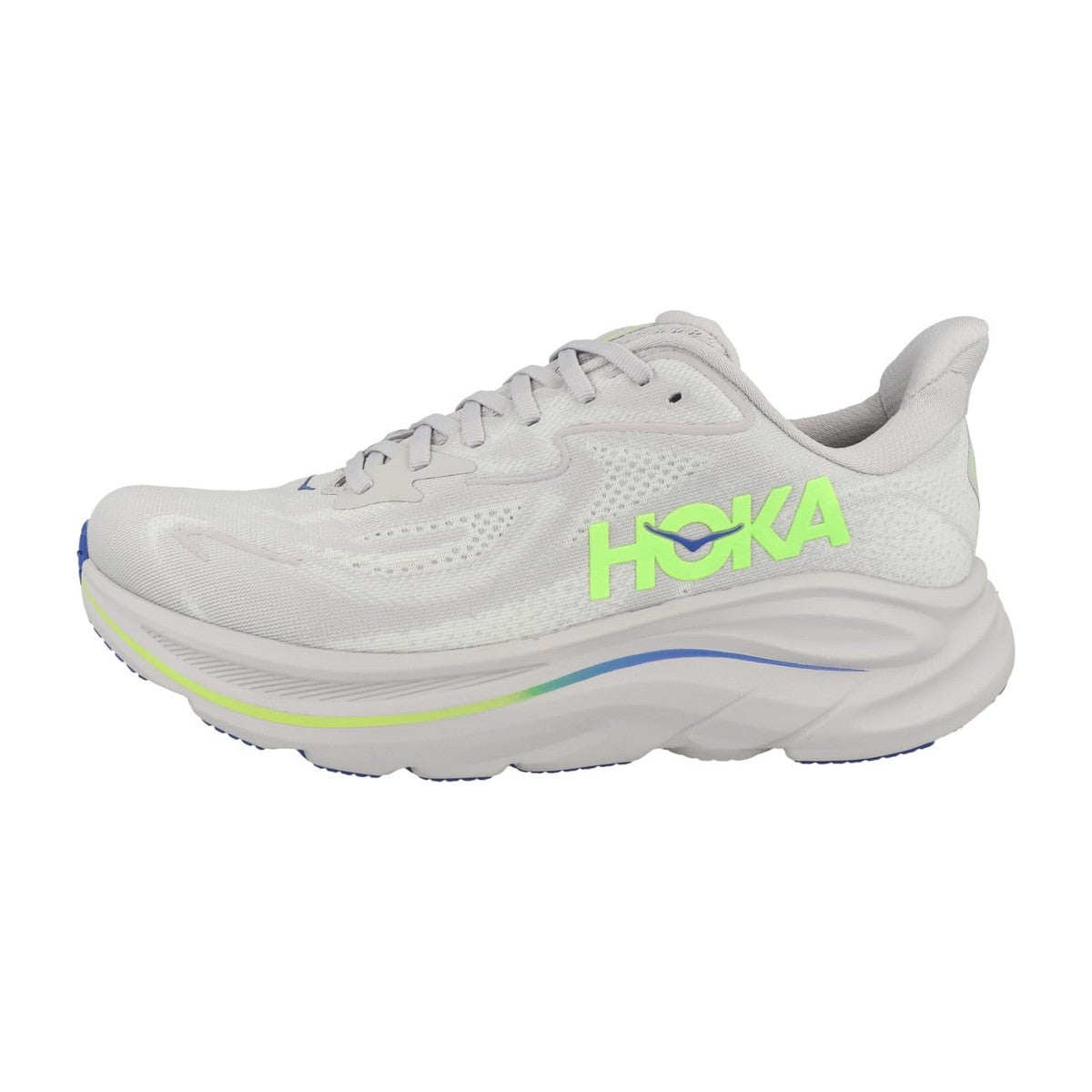 Hoka Men's Clifton 10 Aynn Ash Grey/Neon Green