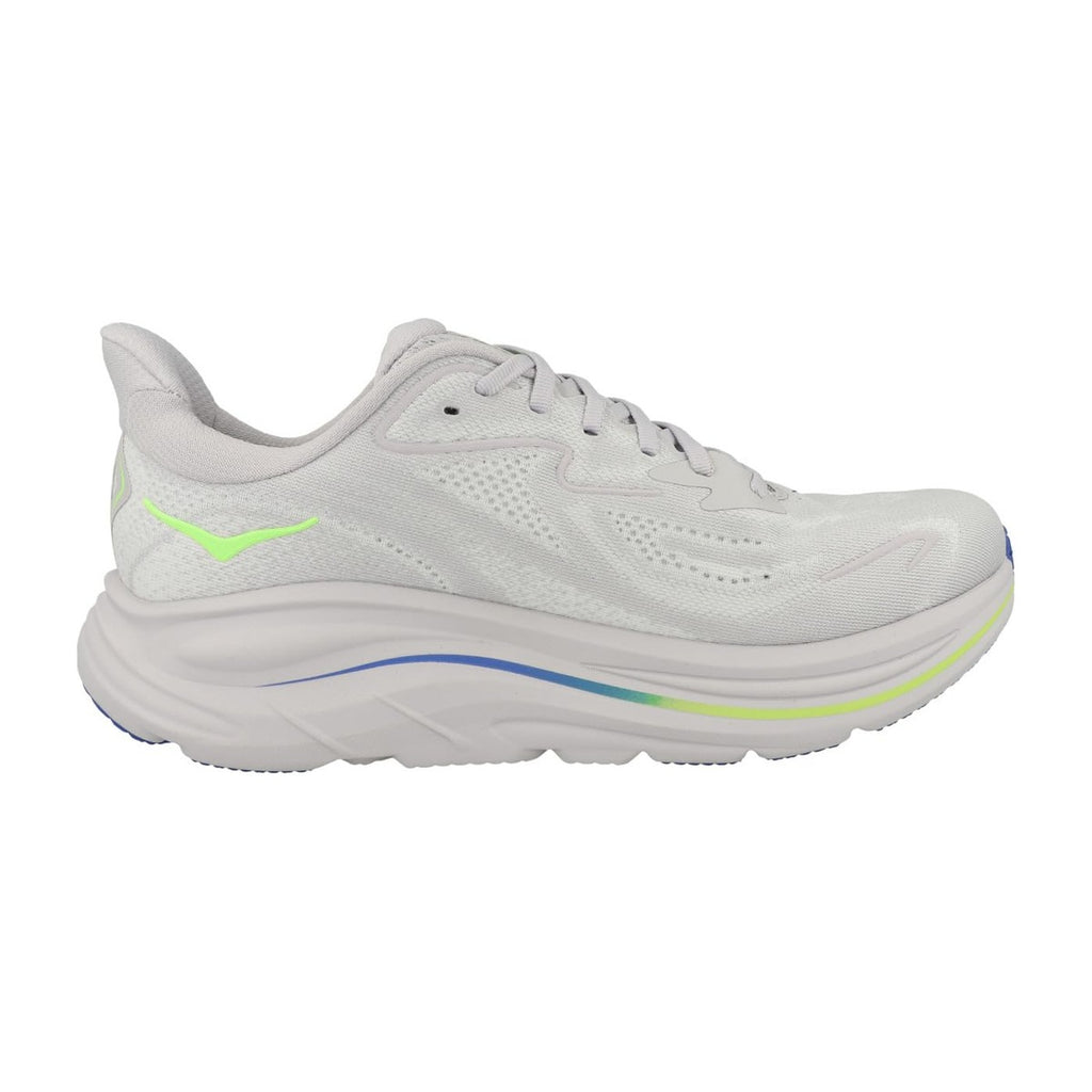 Hoka Men's Clifton 10 Aynn Ash Grey/Neon Green