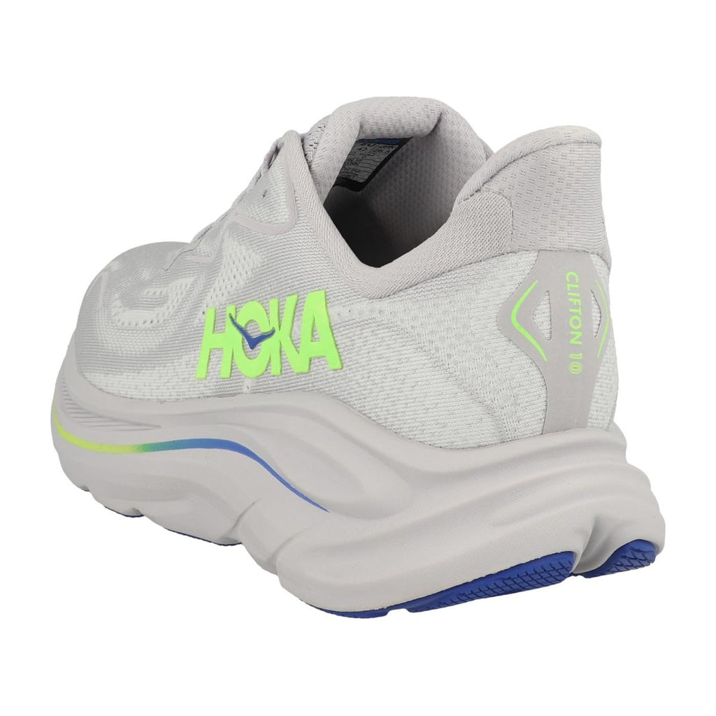 Hoka Men's Clifton 10 Aynn Ash Grey/Neon Green