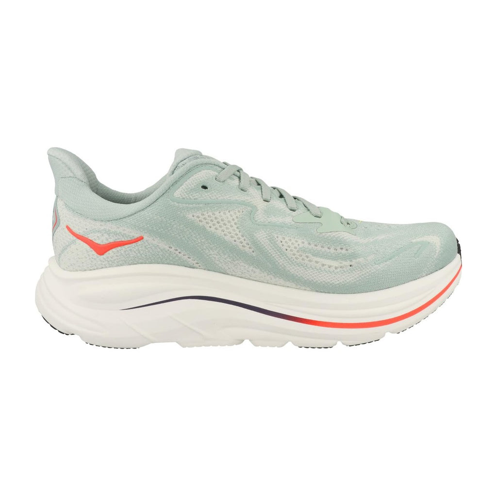 Hoka Men's Clifton 10/Neonflame Sage/Neon Flame