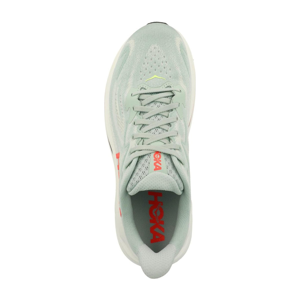 Hoka Men's Clifton 10/Neonflame Sage/Neon Flame