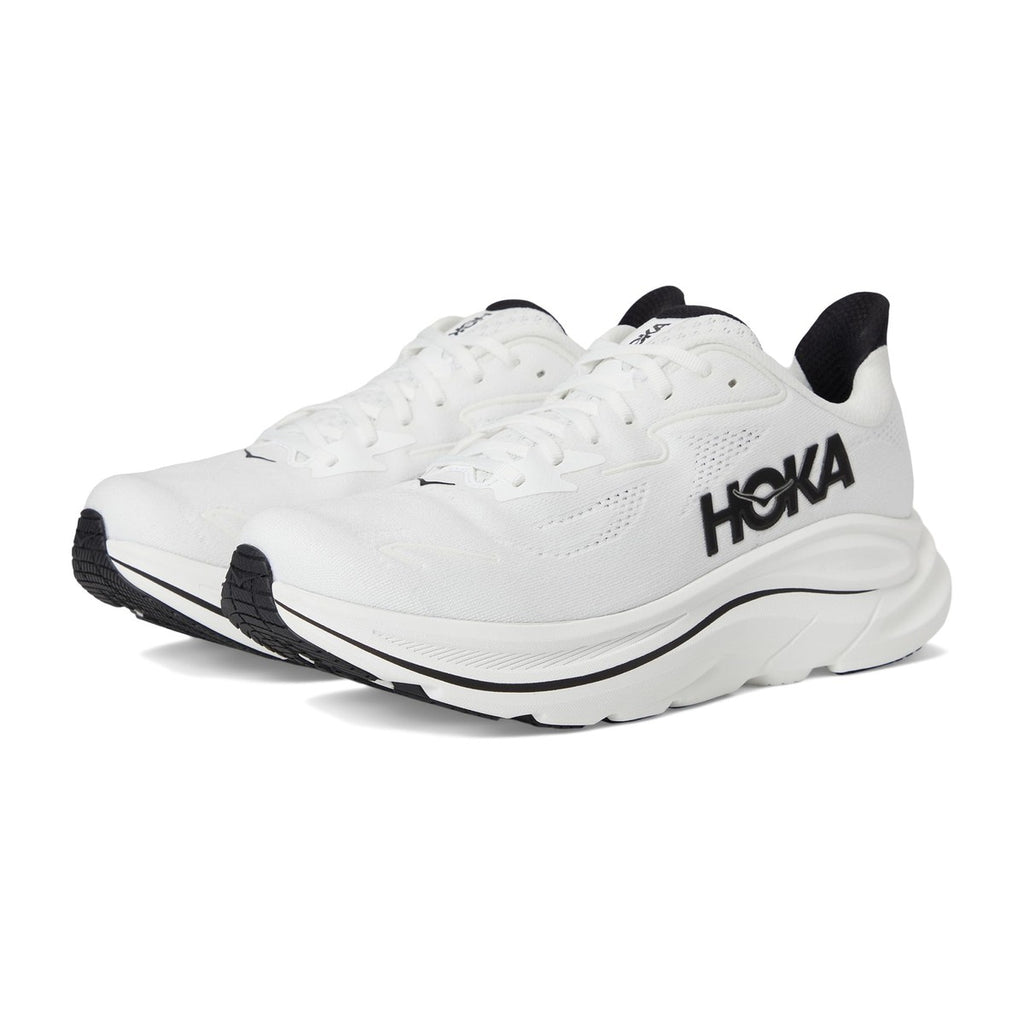 Hoka Men's Clifton 10 Road Running White/Black