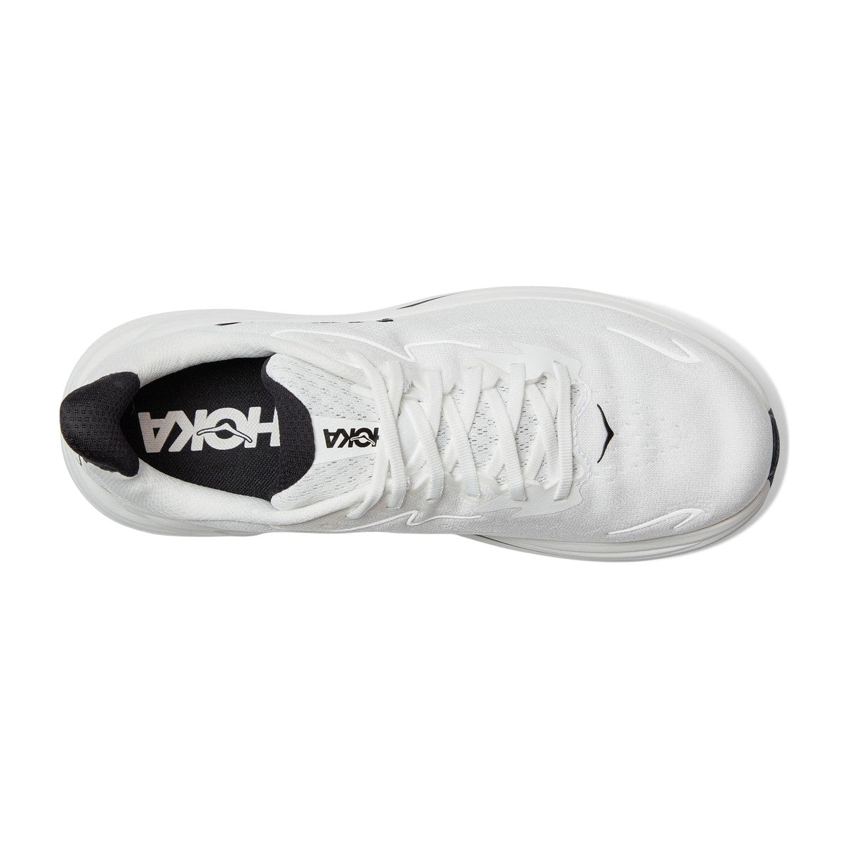 Hoka Men's Clifton 10 Road Running White/Black