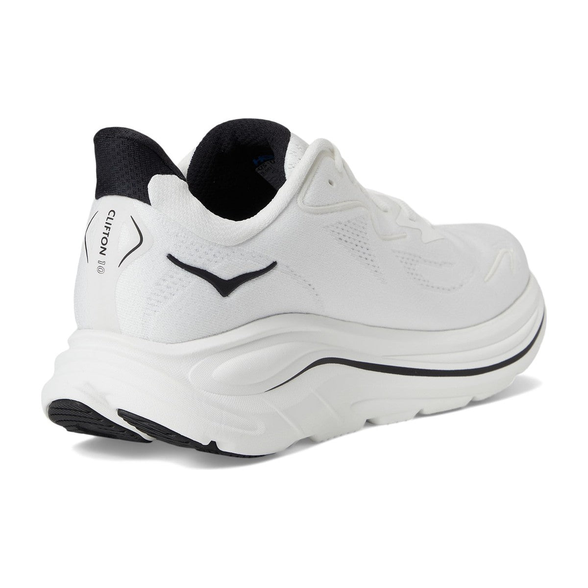 Hoka Men's Clifton 10 Road Running White/Black
