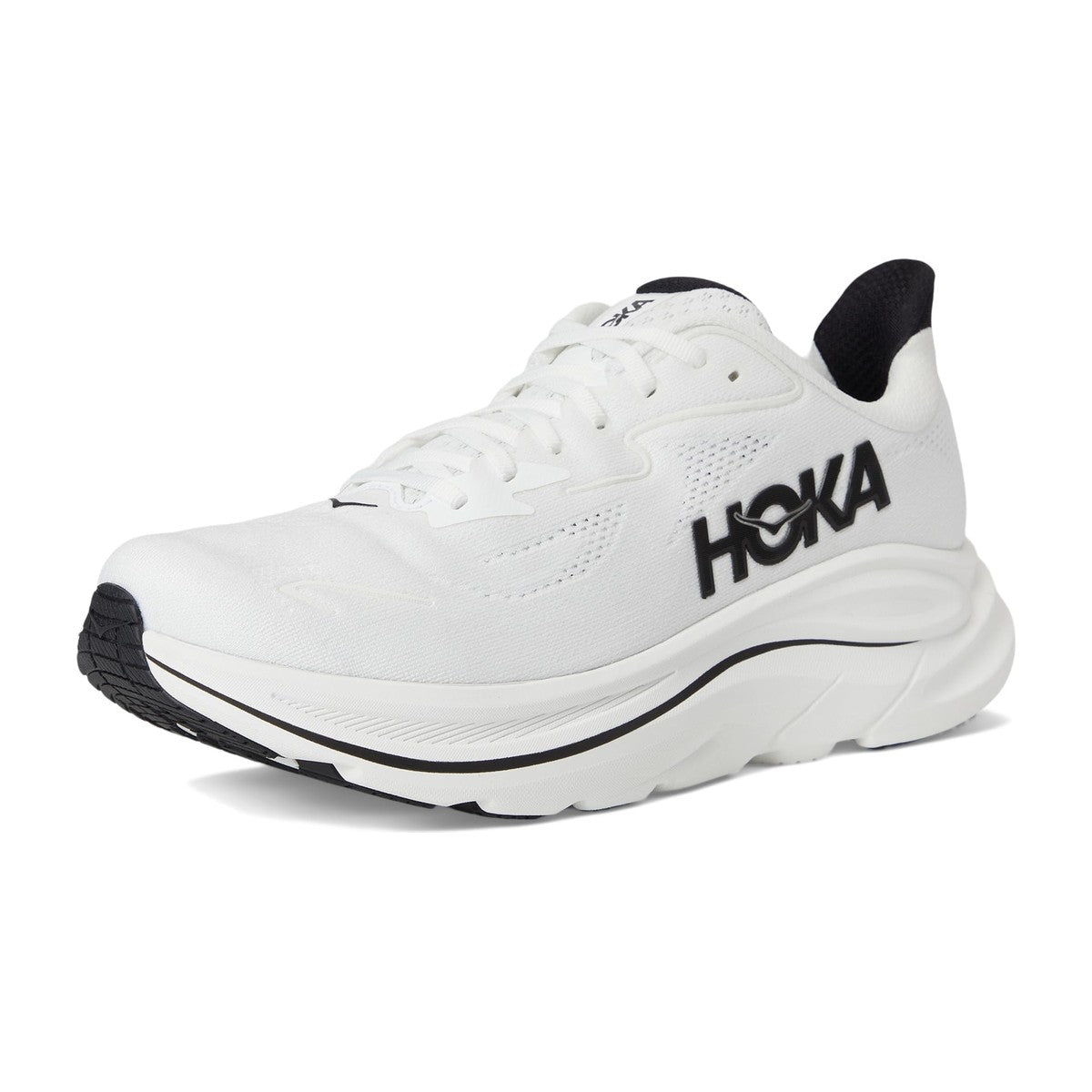 Hoka Men's Clifton 10 Road Running White/Black