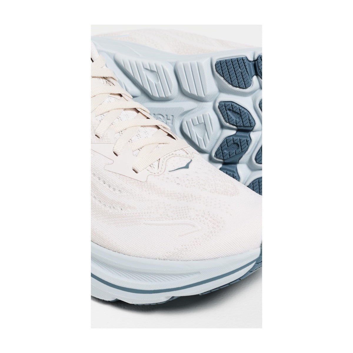 Hoka Women's Clifton 10 Running Grout/Mineral Blue
