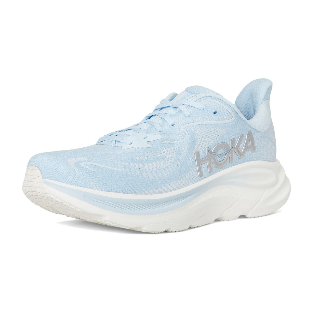 Hoka Women's Clifton 10 Running Blue Glacier Blue/Silver