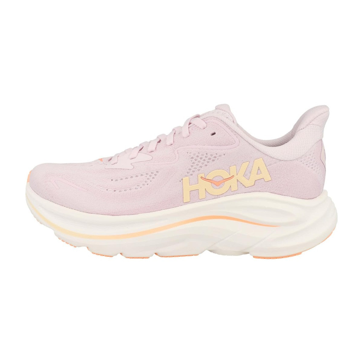 Hoka Women's Clifton 10 Lilac Cream/Tangerine Glow