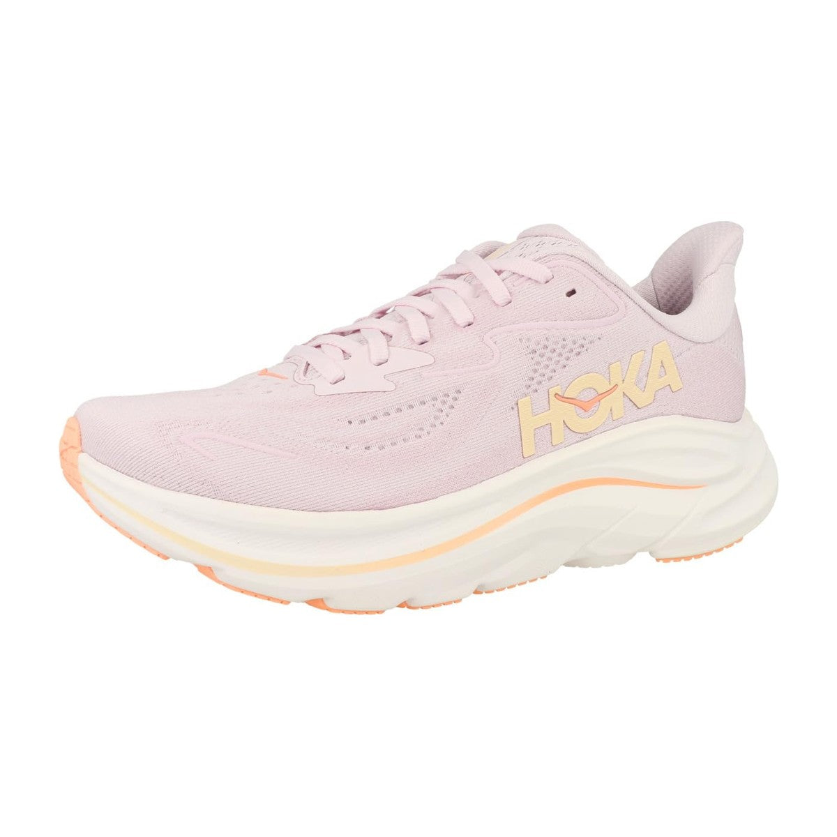Hoka Women's Clifton 10 Lilac Cream/Tangerine Glow