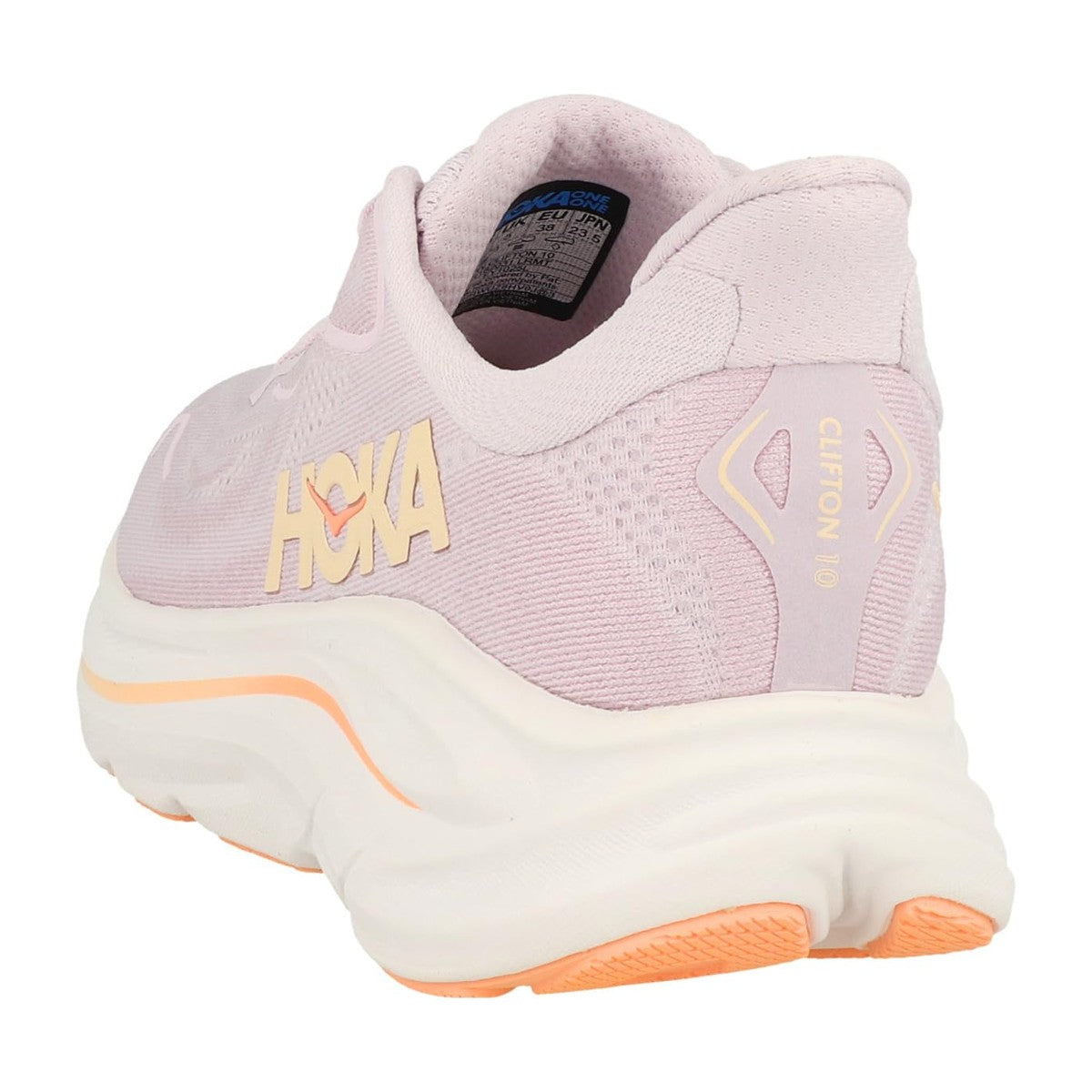 Hoka Women's Clifton 10 Lilac Cream/Tangerine Glow
