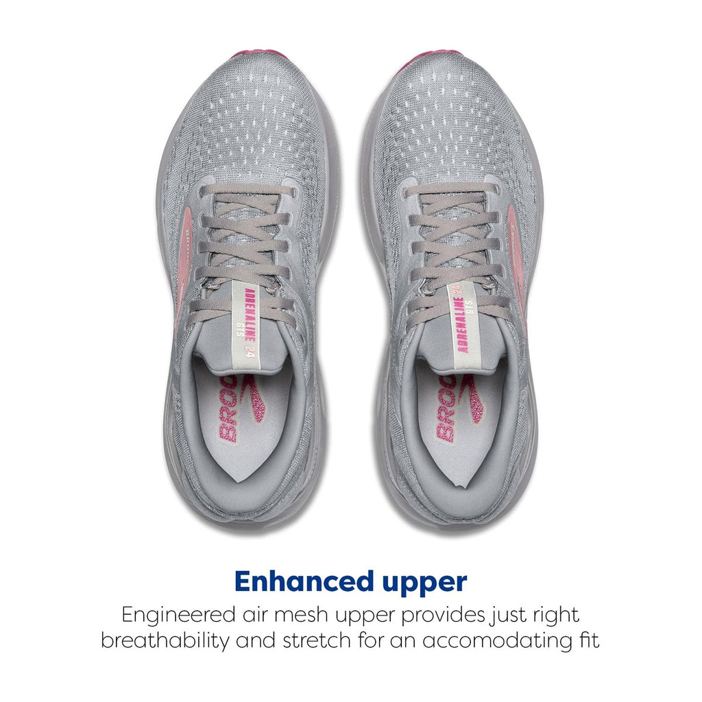 Brooks Women's Adrenaline GTS 24 Alloy/White/Zephyr