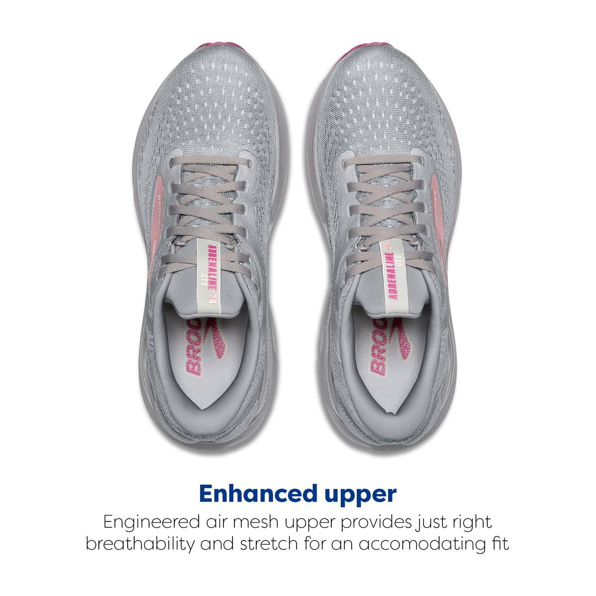 Brooks Women's Adrenaline GTS 24 Alloy/White/Zephyr