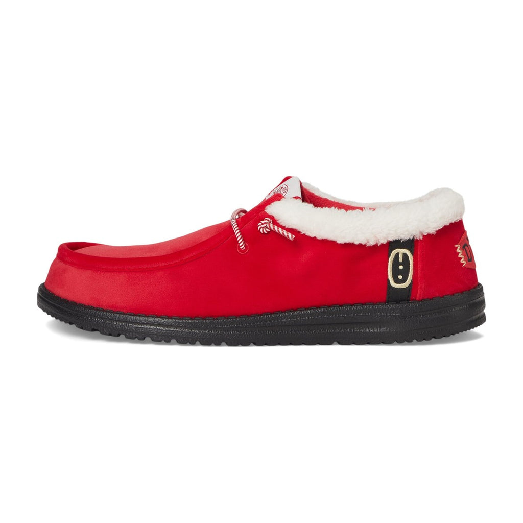 Hey Dude Men's Wally Santa Claus Red