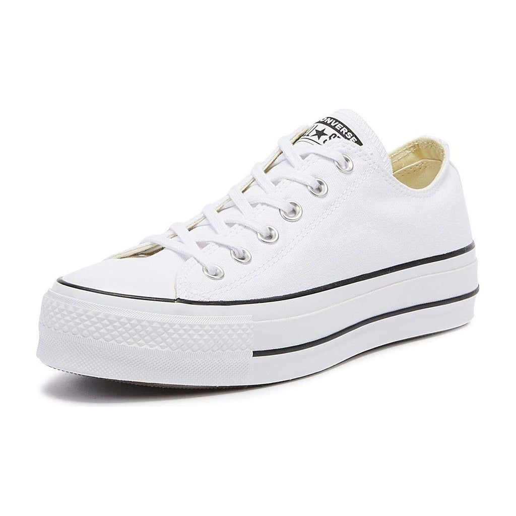 Converse Women's Platform Lift Low White/Black/White