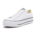 Converse Women's Platform Lift Low White/Black/White
