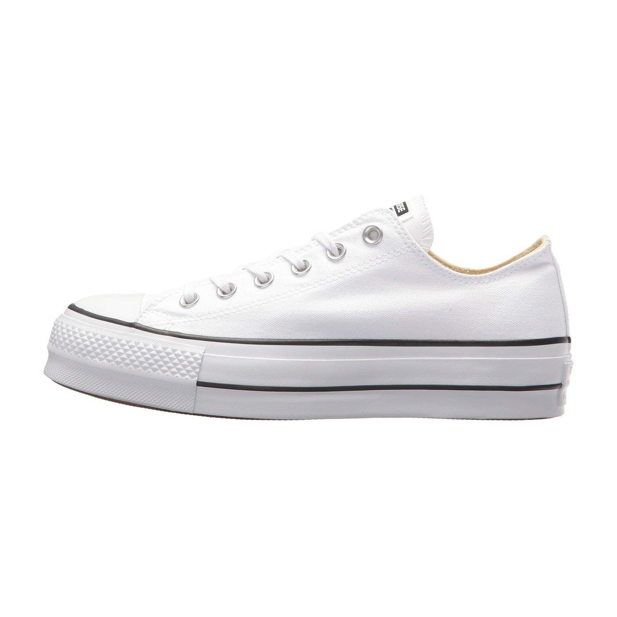 Converse Women's Platform Lift Low White/Black/White