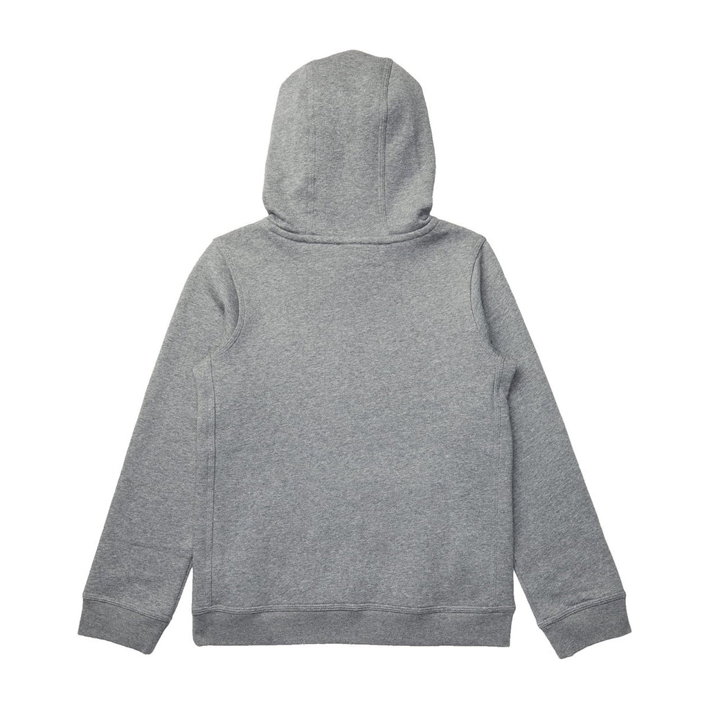 Nike Big Kid Sportswear Club Fleece Hoddie Carbon Heather/White