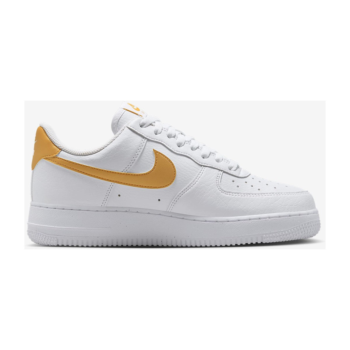 Nike Women's Air Force 1 07 Le Low Gold White/Metallic
