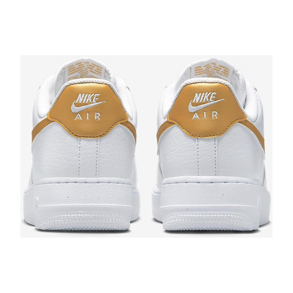Nike Women's Air Force 1 07 Le Low Gold White/Metallic