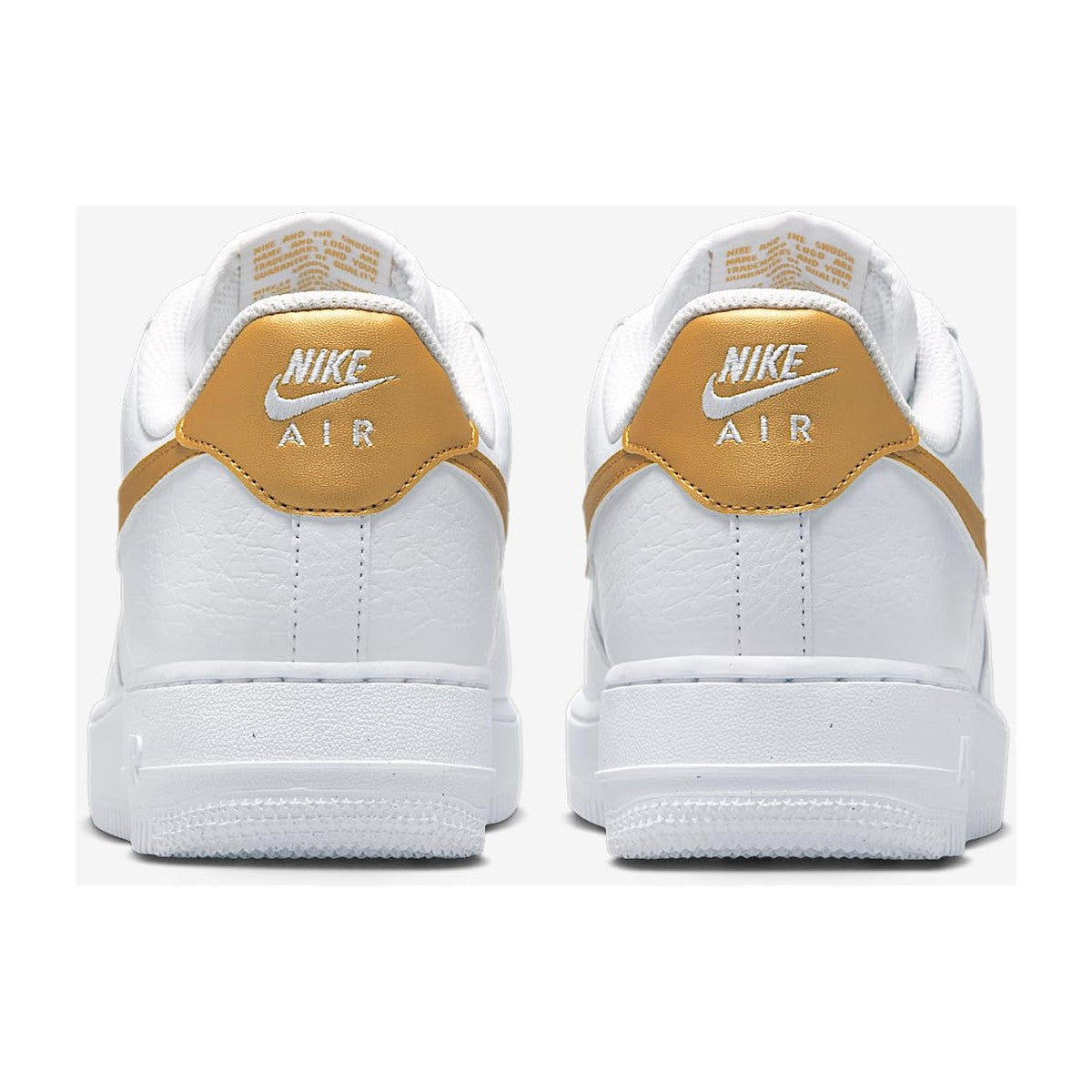 Nike Women's Air Force 1 07 Le Low Gold White/Metallic
