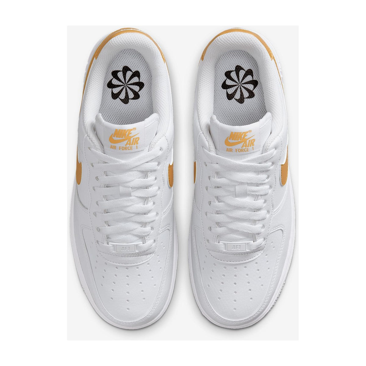 Nike Women's Air Force 1 07 Le Low Gold White/Metallic