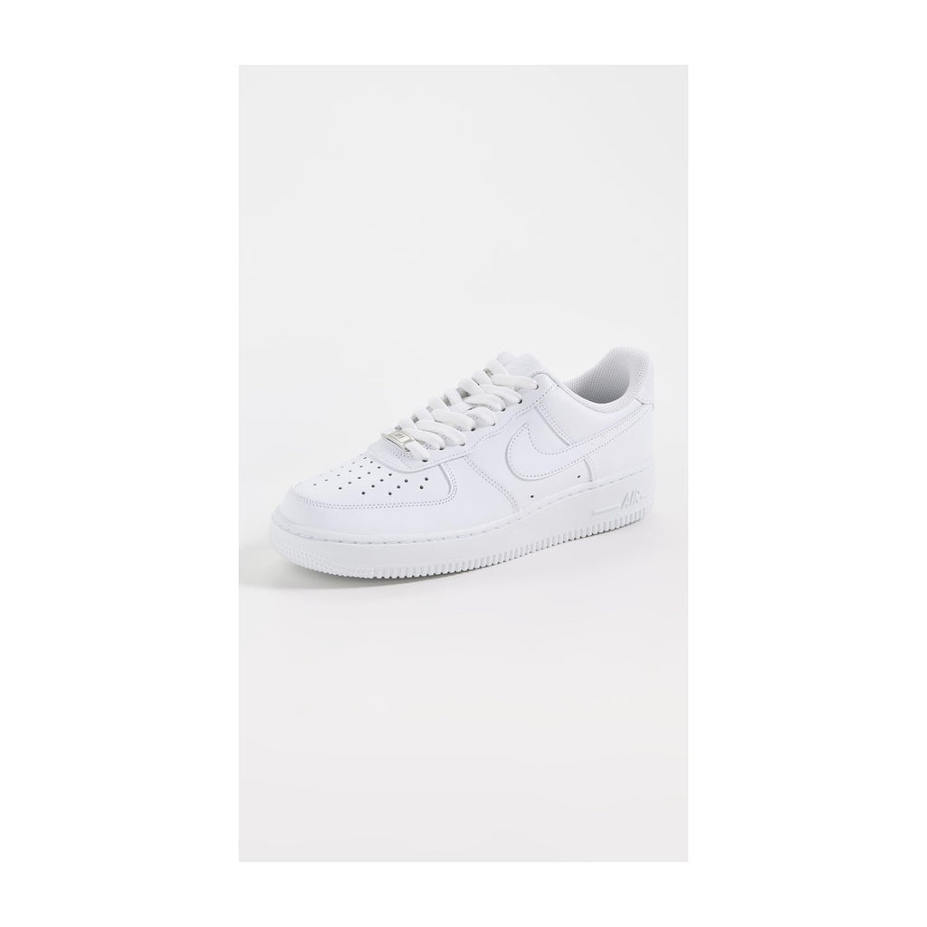 Nike Women's Air Force 1 07 White Metallic Logo