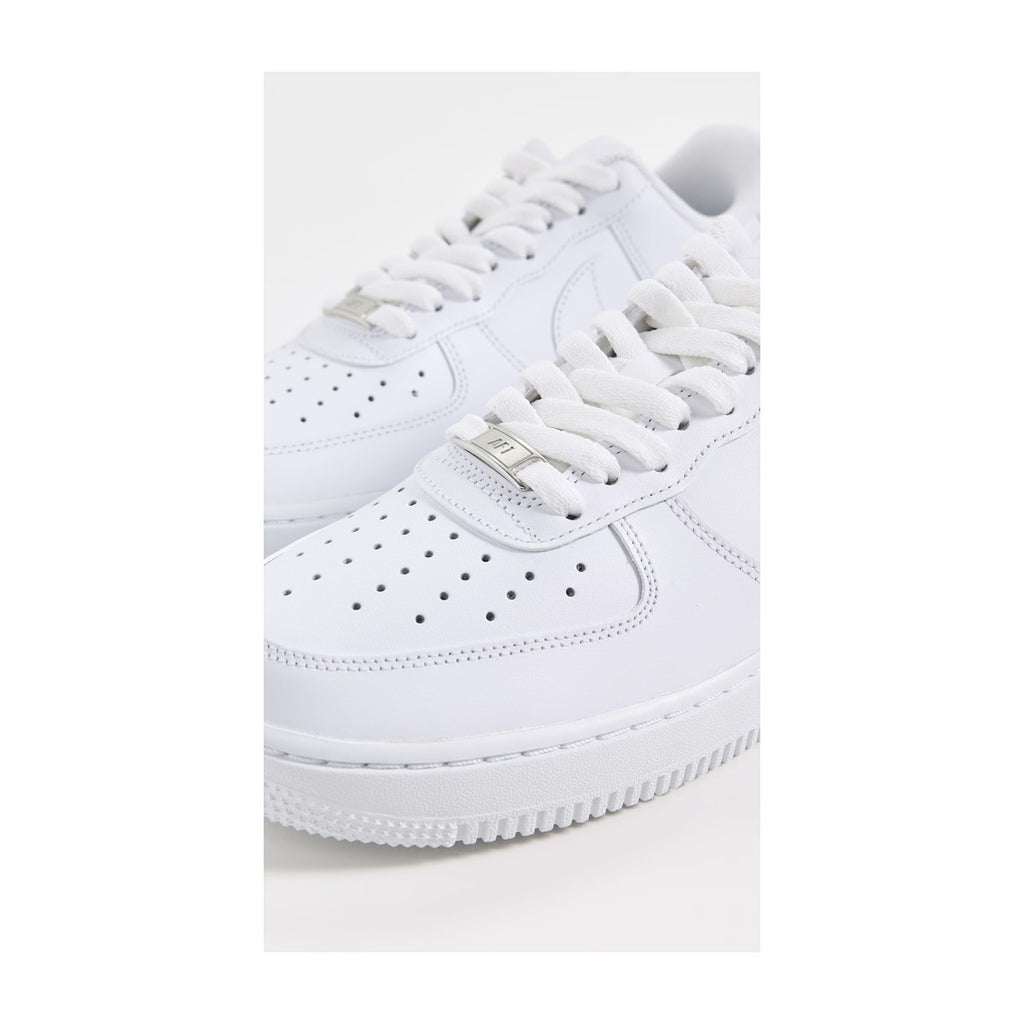 Nike Women's Air Force 1 07 White Metallic Logo