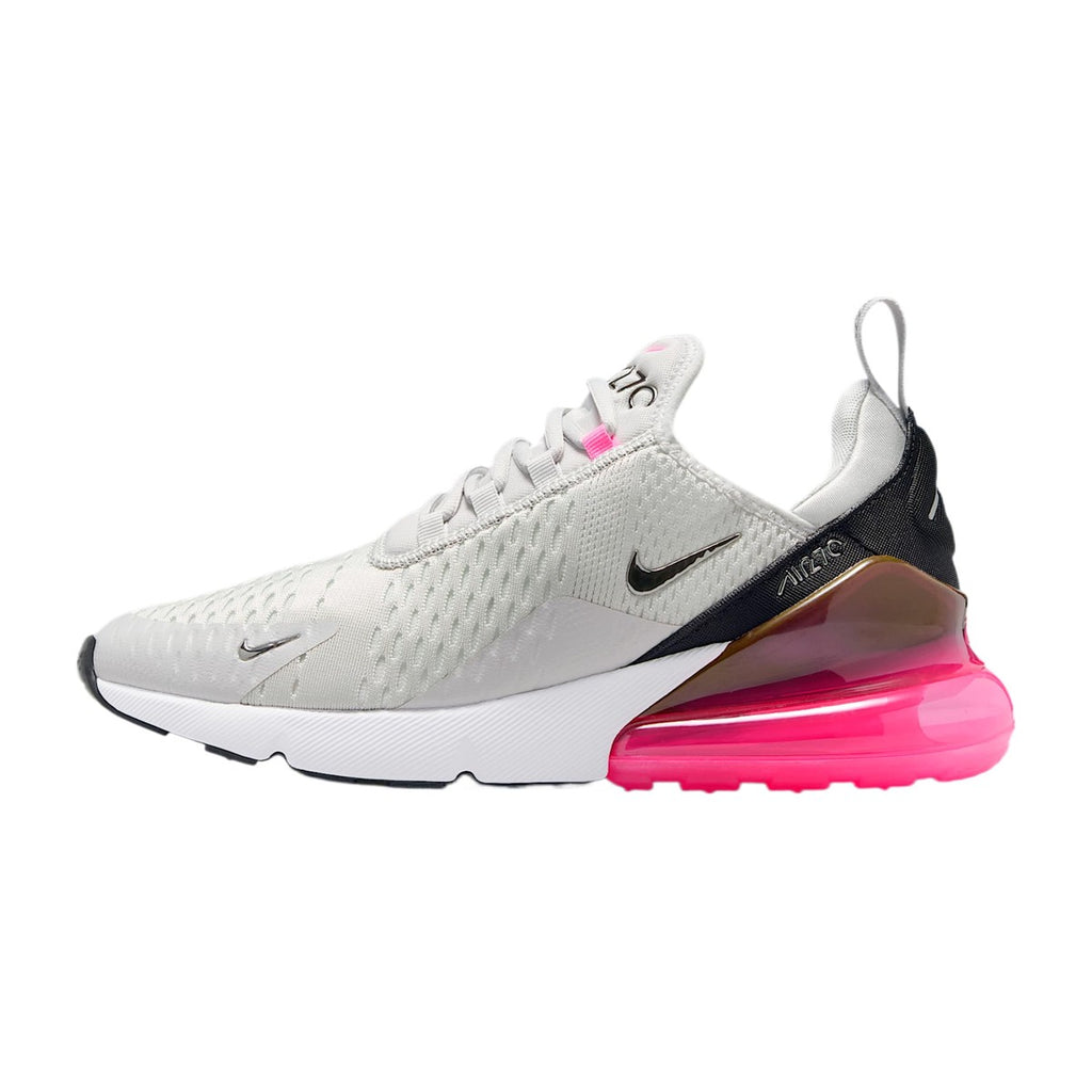 Nike Women's Air Max 270 White/Blue Tint/Gum Light Brown/Aluminum