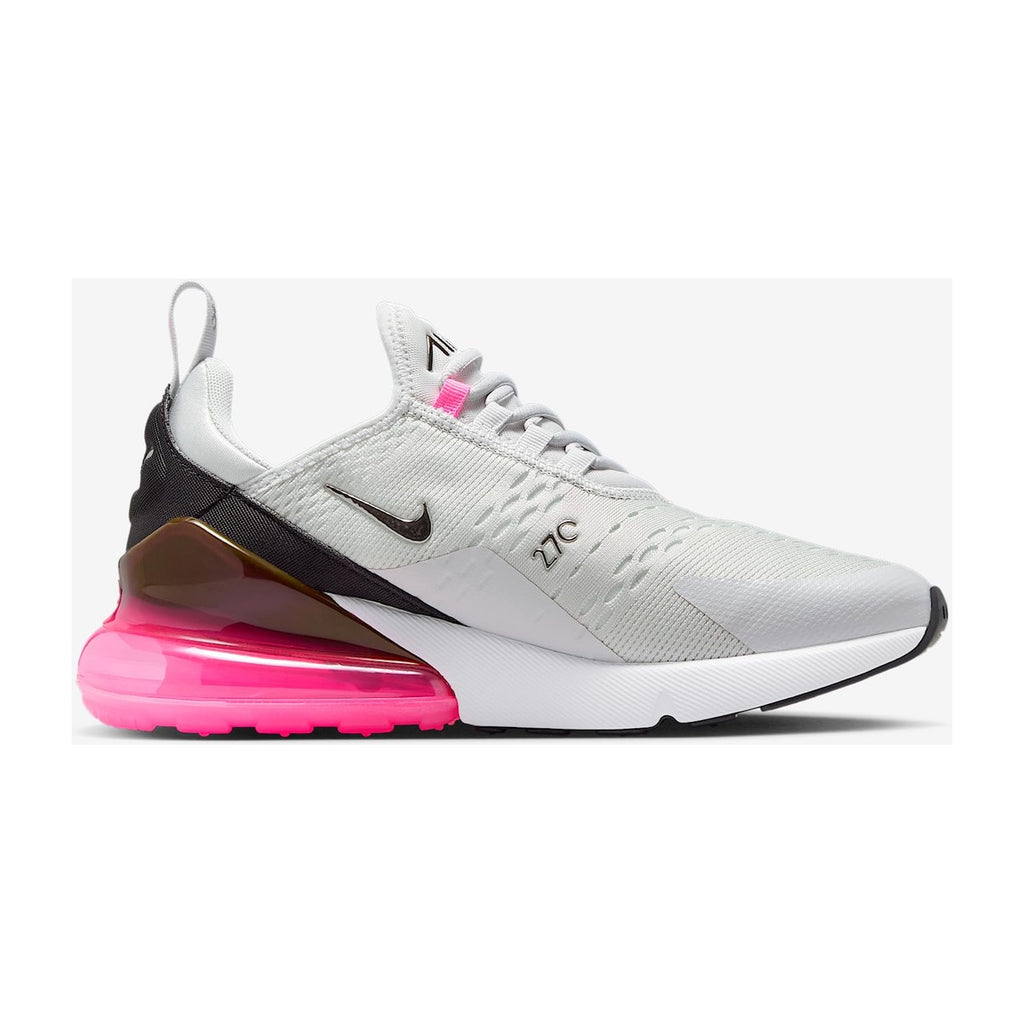 Nike Women's Air Max 270 White/Blue Tint/Gum Light Brown/Aluminum