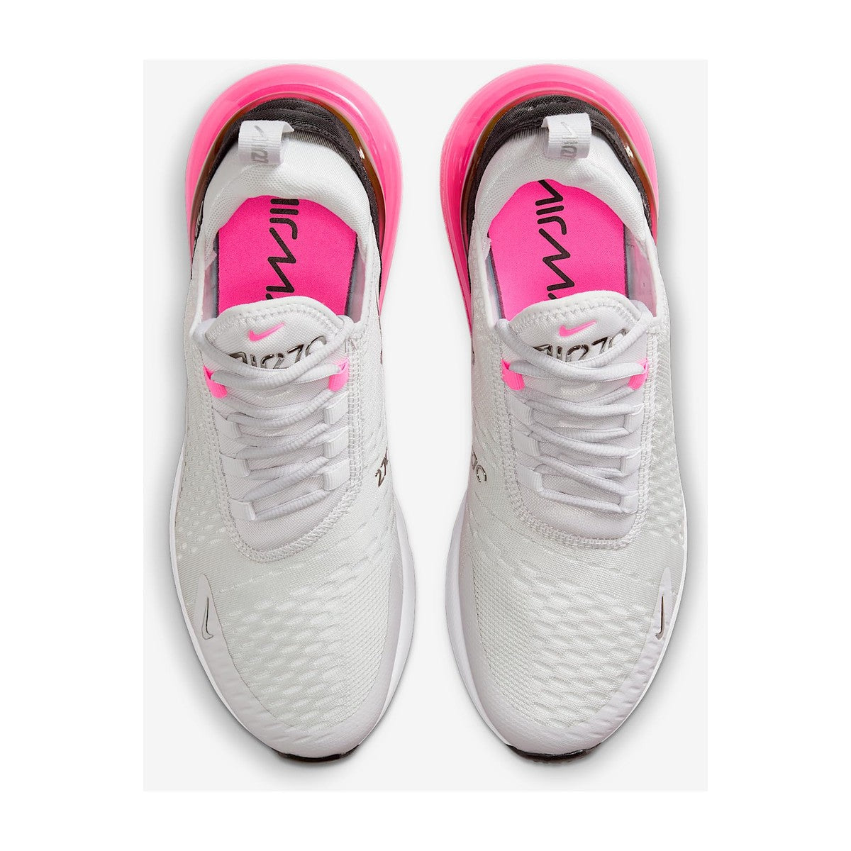 Nike Women's Air Max 270 White/Blue Tint/Gum Light Brown/Aluminum