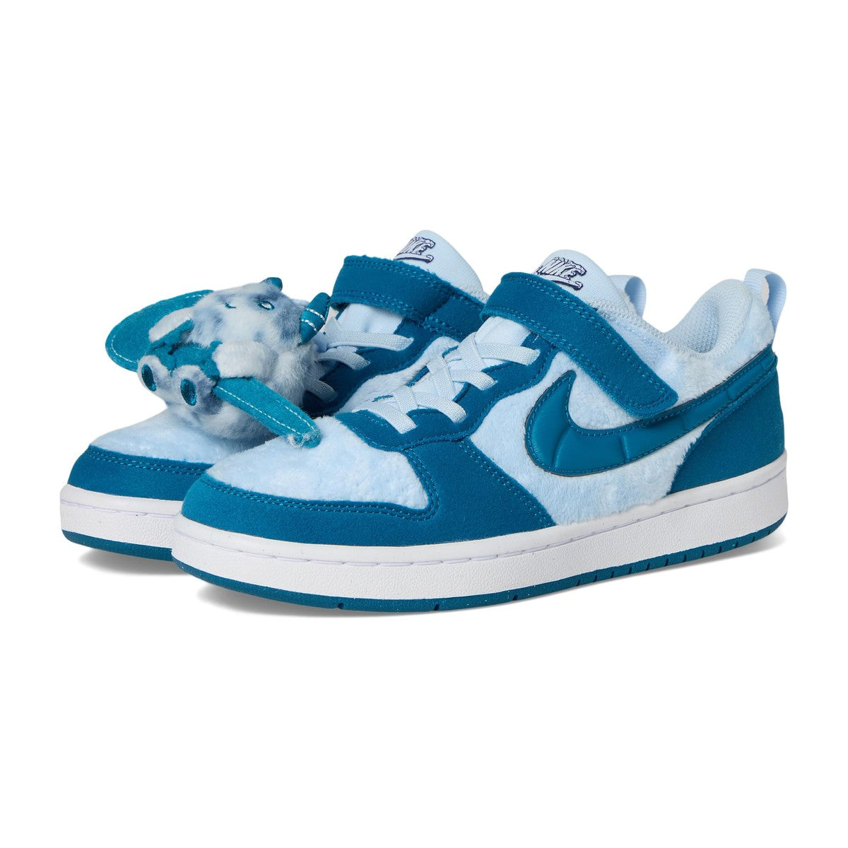 Nike Little Kid Court Borough Recraft Low Blue Celestine Blue/Green Abyss/White
