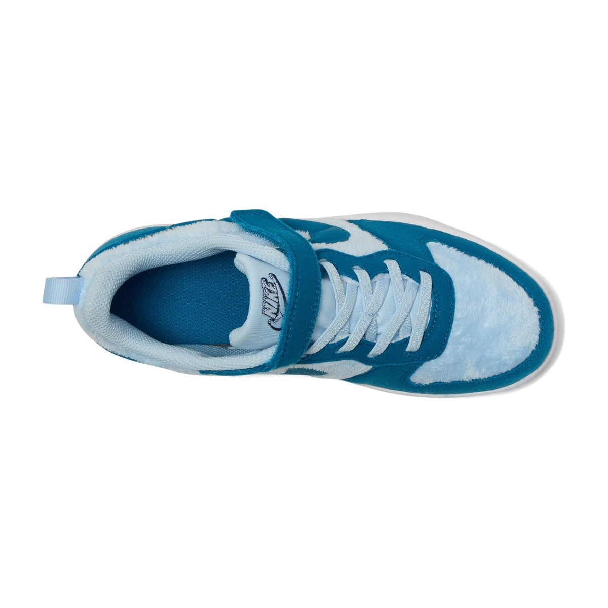 Nike Little Kid Court Borough Recraft Low Blue Celestine Blue/Green Abyss/White