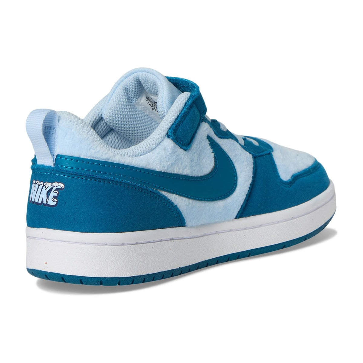 Nike Little Kid Court Borough Recraft Low Blue Celestine Blue/Green Abyss/White