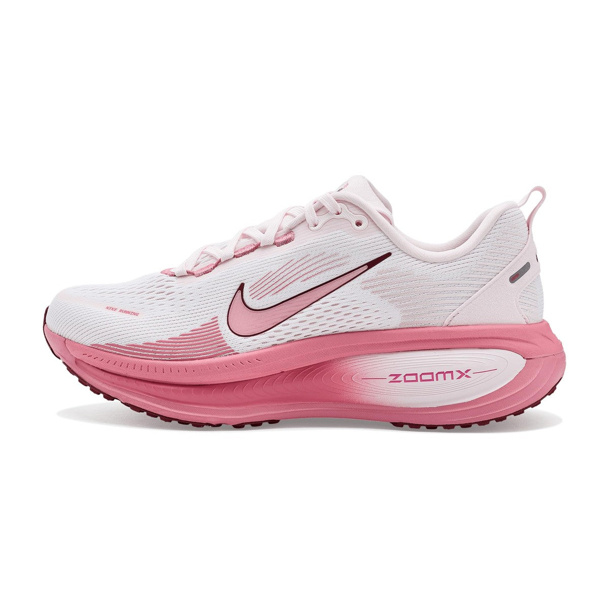 Nike Women's Running Vomero 18 in and Pink White/Peony/Pearl Pink/Team Red